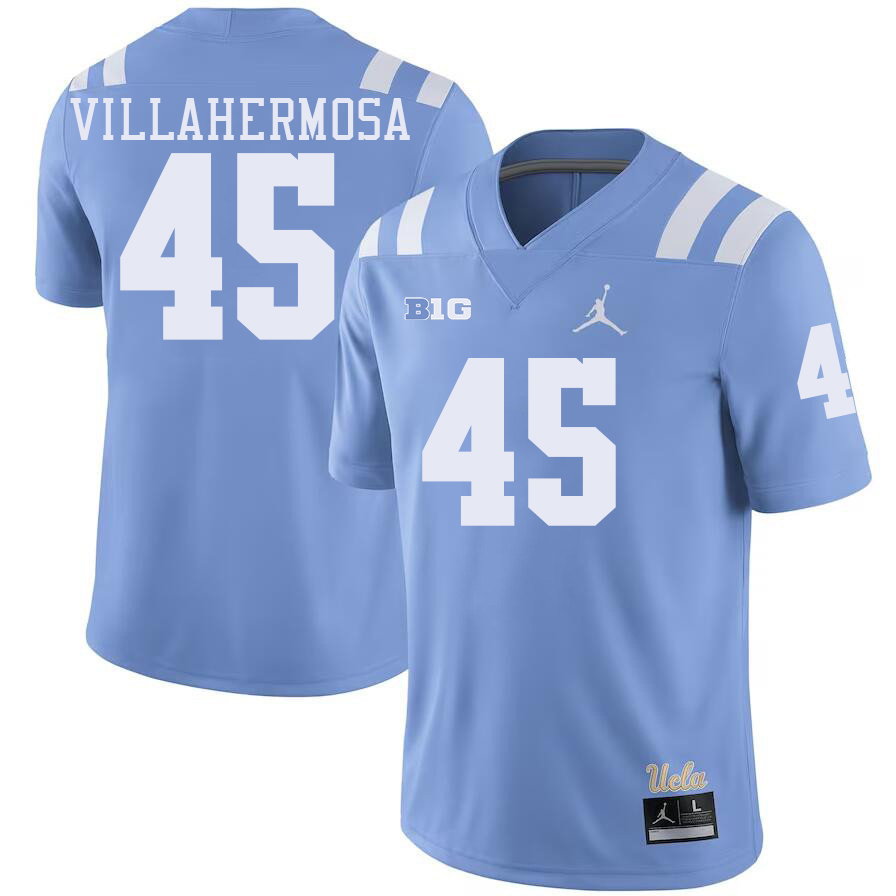 UCLA Bruins #45 Marquise Villahermosa Big 10 Conference College Football Jerseys Stitched Sale-Power Blue